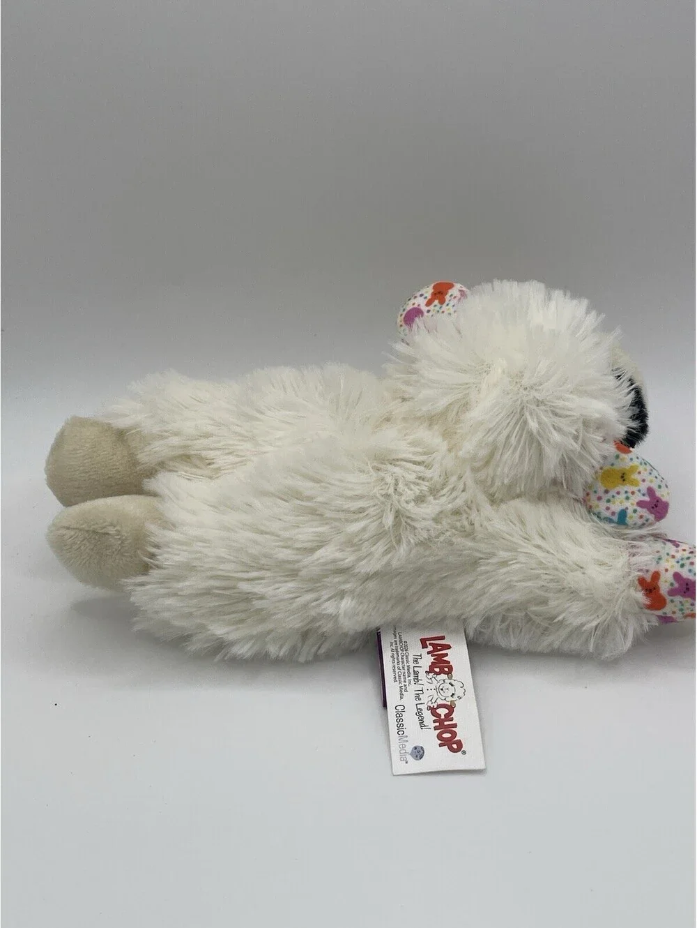 Small 6” Easter Day Lamb Chop  Plush with Squeaker Dog Toy